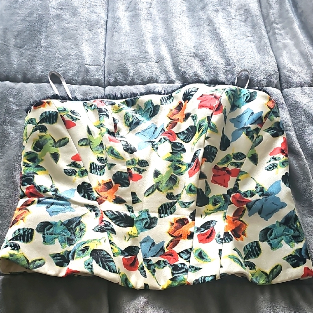 Kay Unger Multicolor Floral Bodysuit